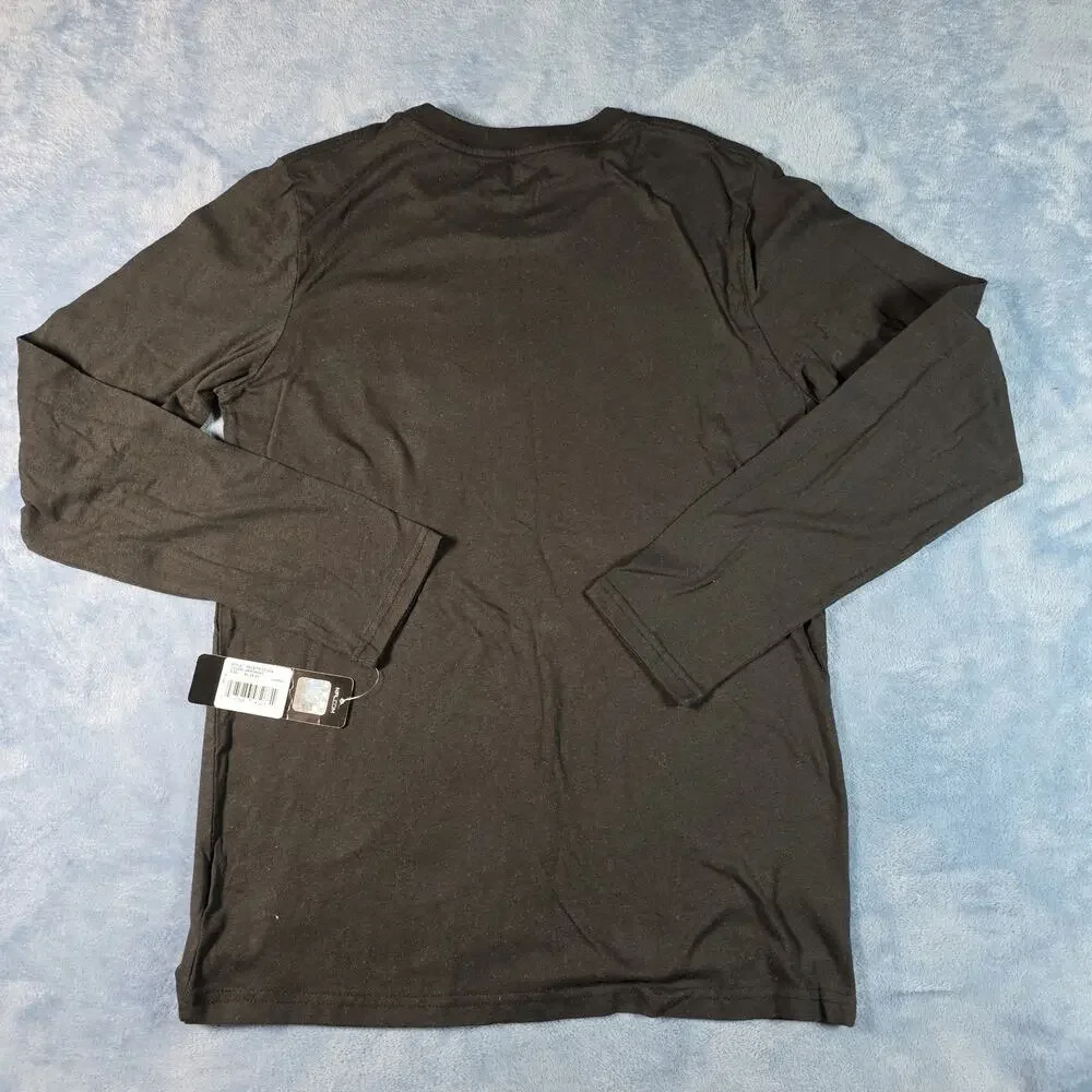 Carolina Panthers NFL Youth XL 18/20 Long Sleeve Shirt Black Football NWT